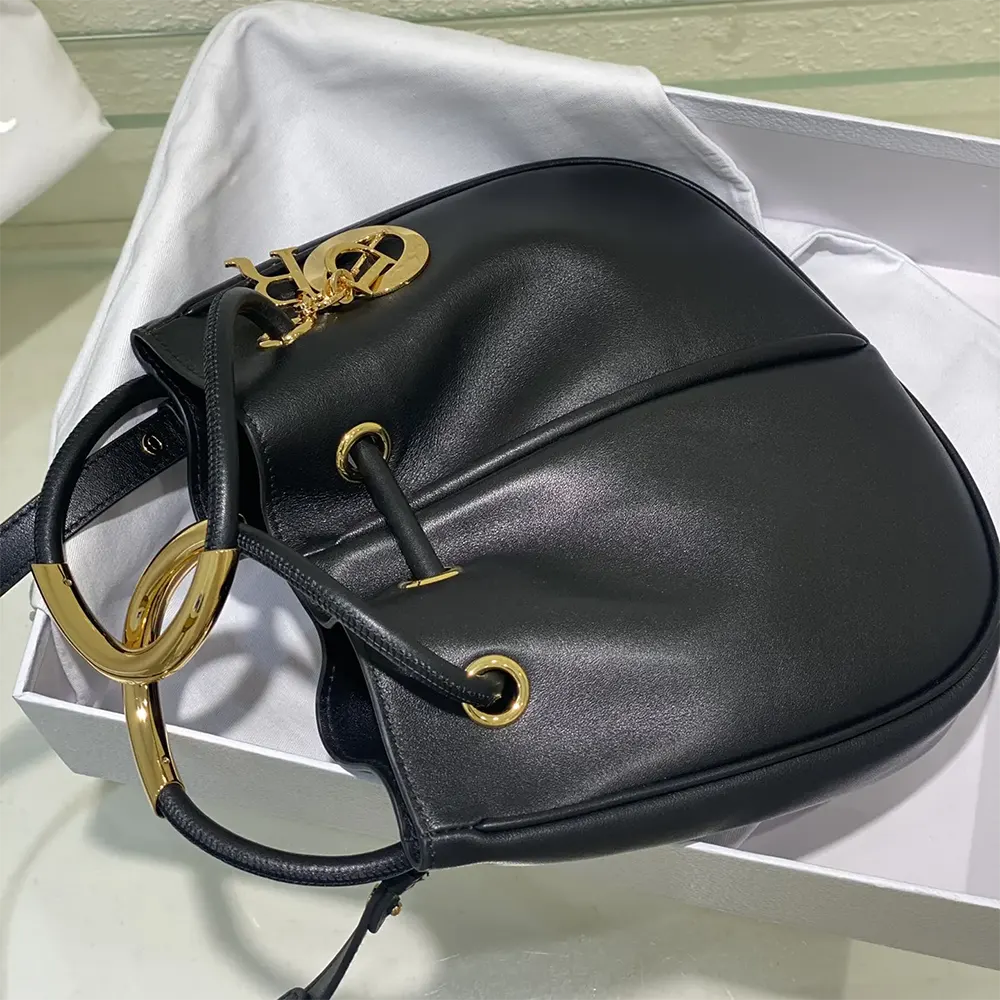 Dior Women Large Dior Nolita Bag Black Calfskin - image 7