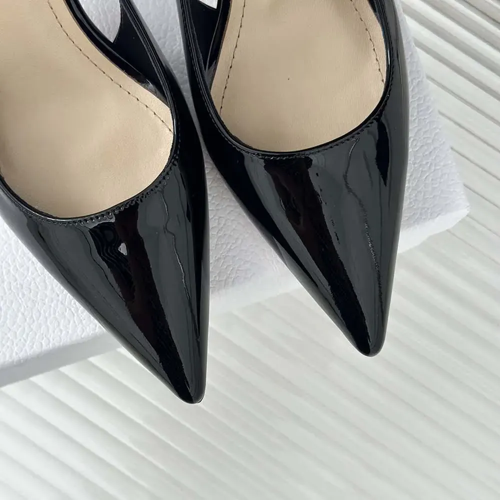 Dior Women Tribales Slingback Pump Black Patent Calfskin KCV217VNI_S900 - image 7
