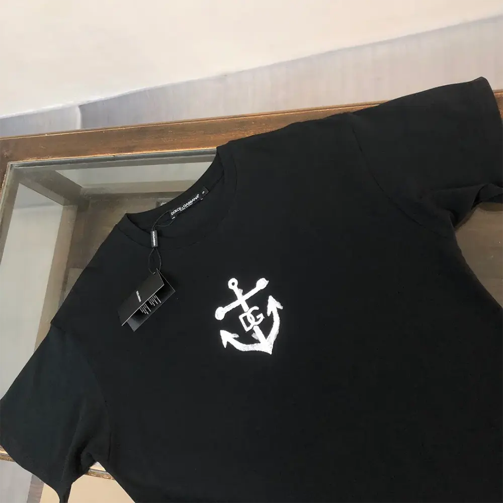Dolce Gabbana D&G Men Short-sleeved Marina-print T-shirt - image 4