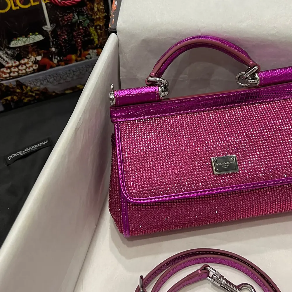 Dolce Gabbana D&G Women Small Sicily Handbag - image 8