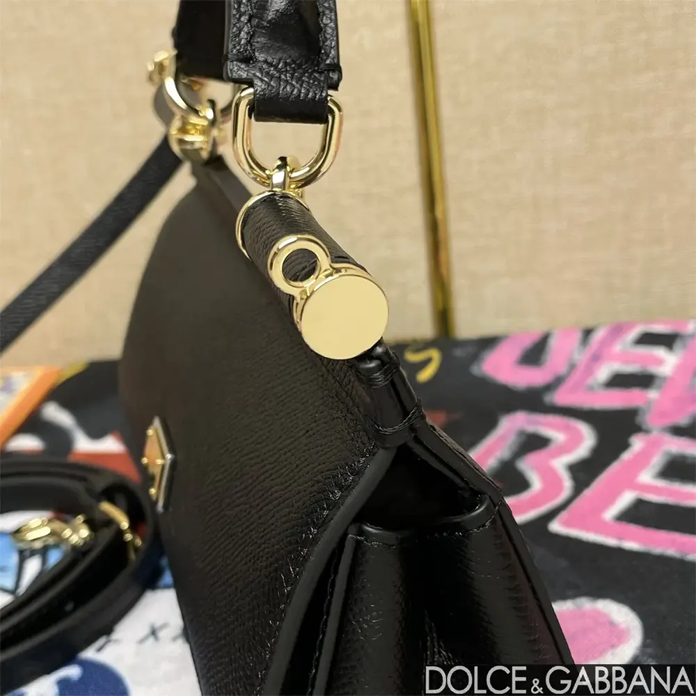 Dolce Gabbana D&G Women Small Sicily Handbag-Black - image 6