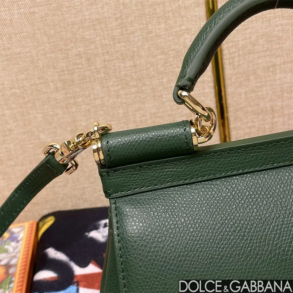 Dolce Gabbana D&G Women Small Sicily Handbag-Green - image 6