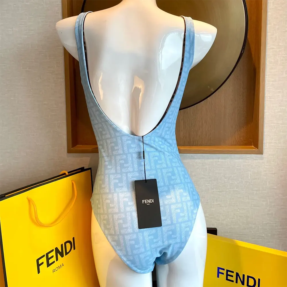 Fendi Women Blue Lycra® Reversible Swimsuit - image 7
