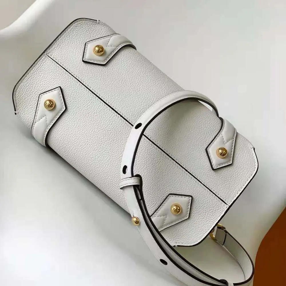 Fendi Women Boston 365 Lce White Leather Bag - image 5