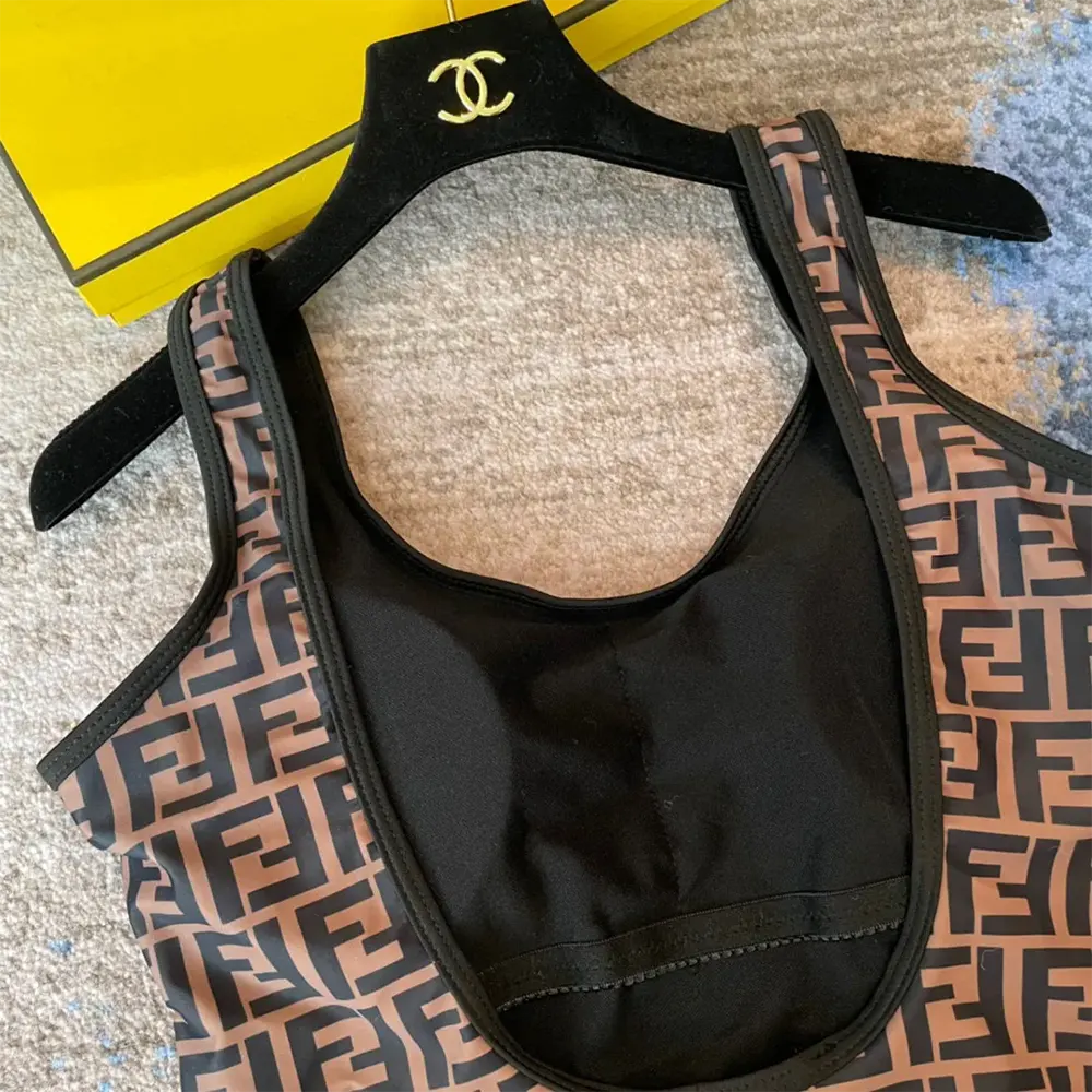 Fendi Women Brown Lycra® Reversible Swimsuit - image 8