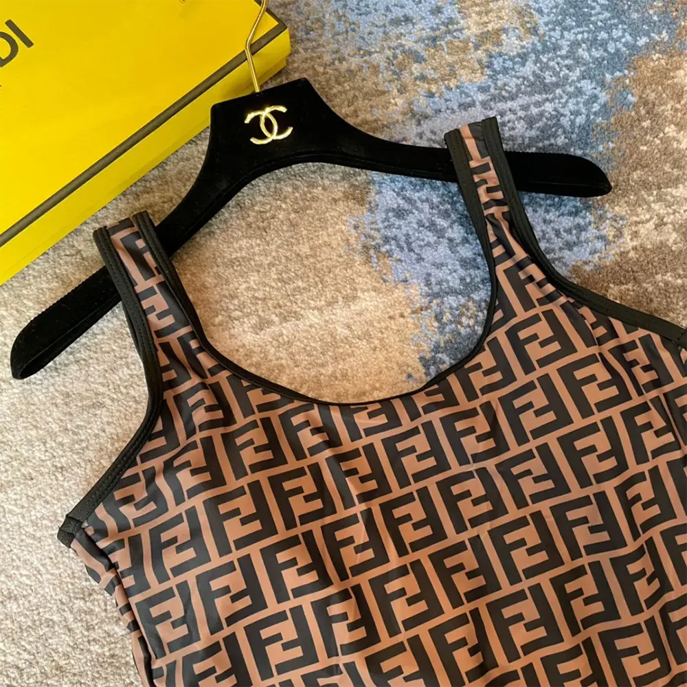Fendi Women Brown Lycra® Reversible Swimsuit - image 7