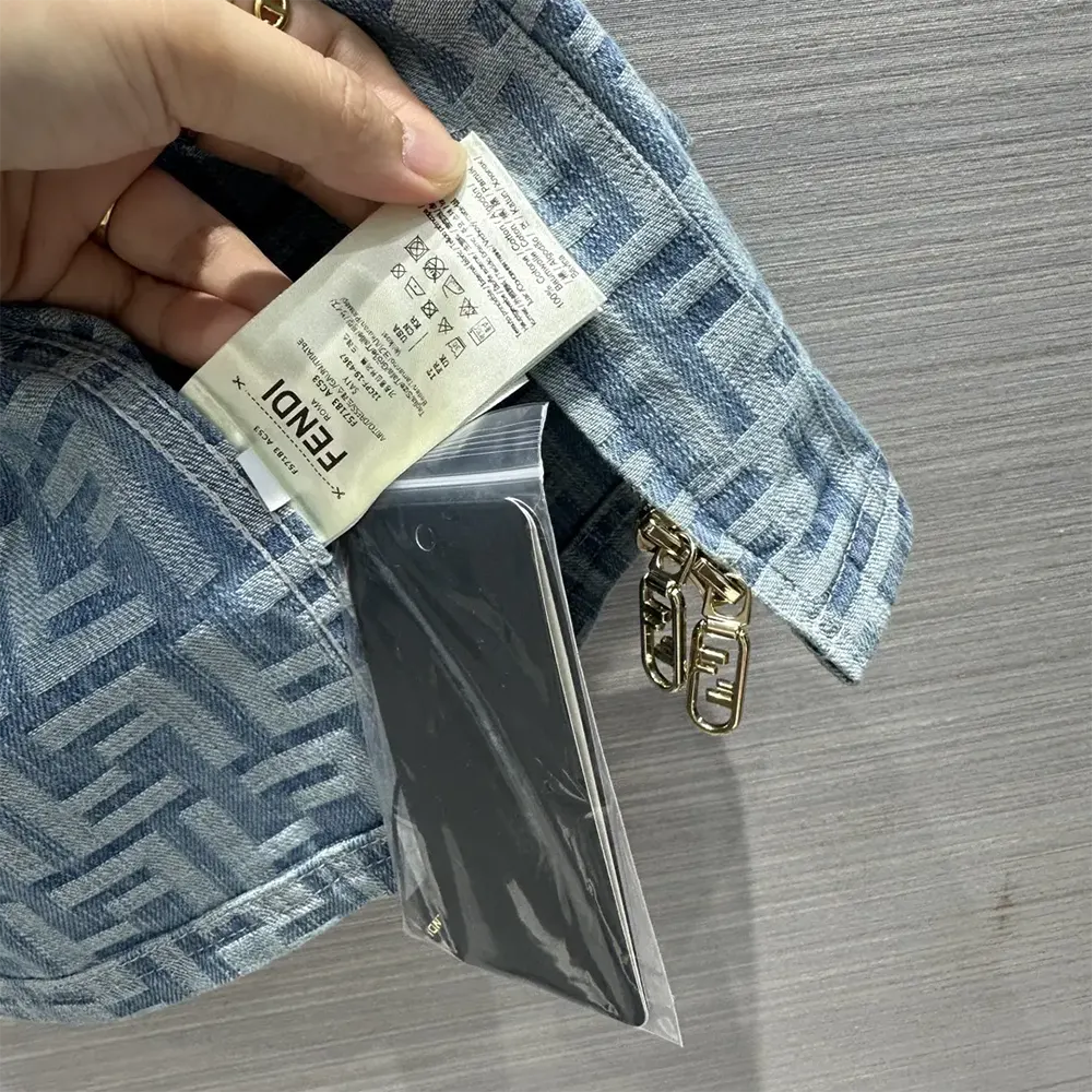 Fendi Women Light Blue FF Denim Jacket - image 10
