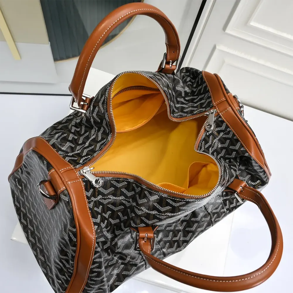 Goyard Unisex Boston 50 Bag-Brown - image 6