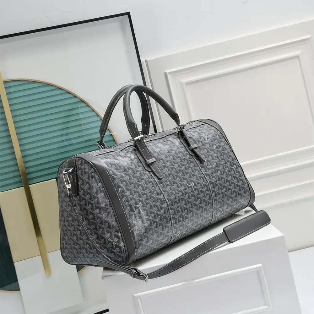 Goyard Unisex Boston 50 Bag-Grey - image 4