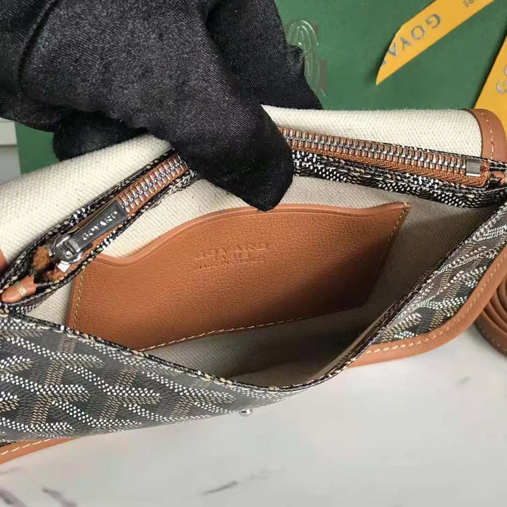 Goyard Women Plumet Pocket Wallet-Brown - image 9