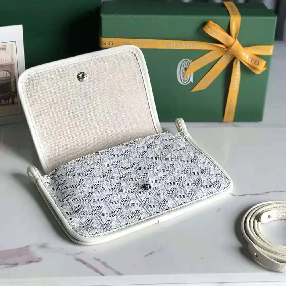 Goyard Women Plumet Pocket Wallet-White - image 5