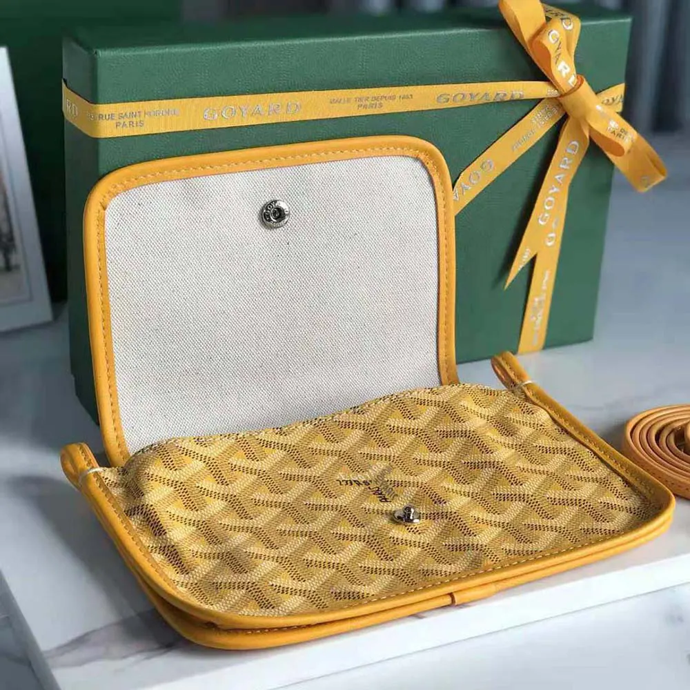 Goyard Women Plumet Pocket Wallet-Yellow - image 4