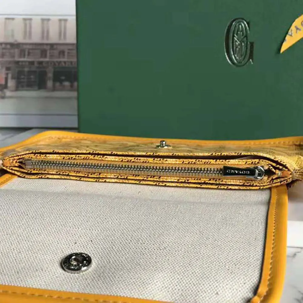Goyard Women Plumet Pocket Wallet-Yellow - image 10