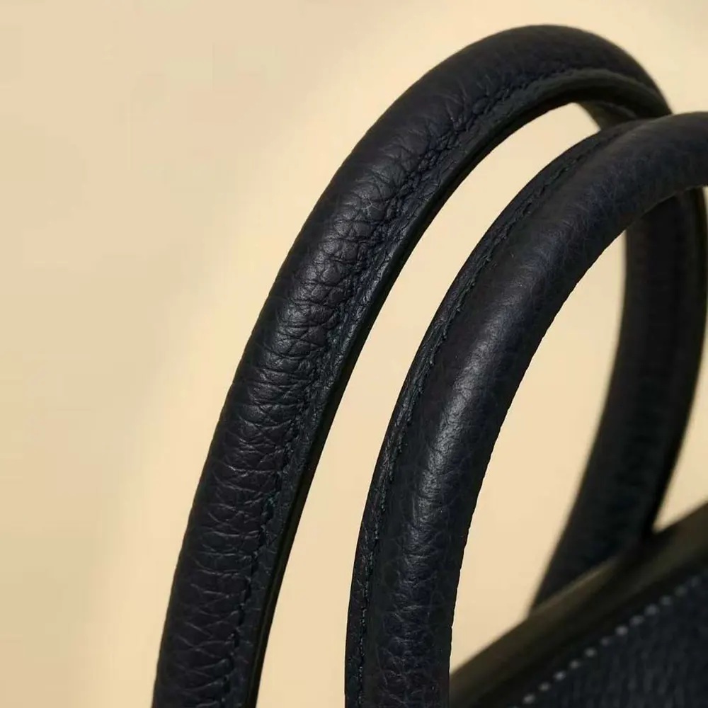 Hermes Birkin 30 Bag in Epsom Leather with Silver Hardware-Black/Silver - image 8
