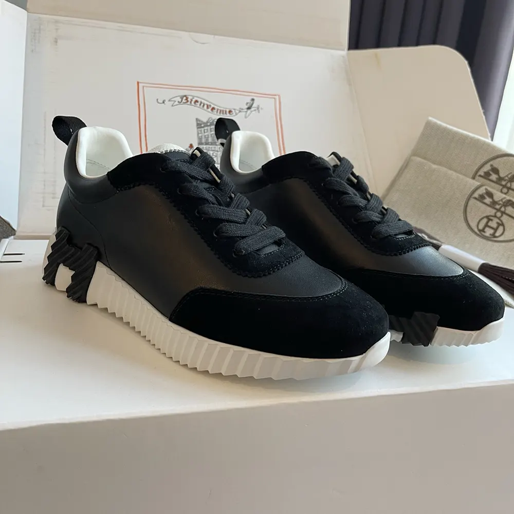 Hermes Unisex Bouncing Sneaker-Black H242250Z - image 4