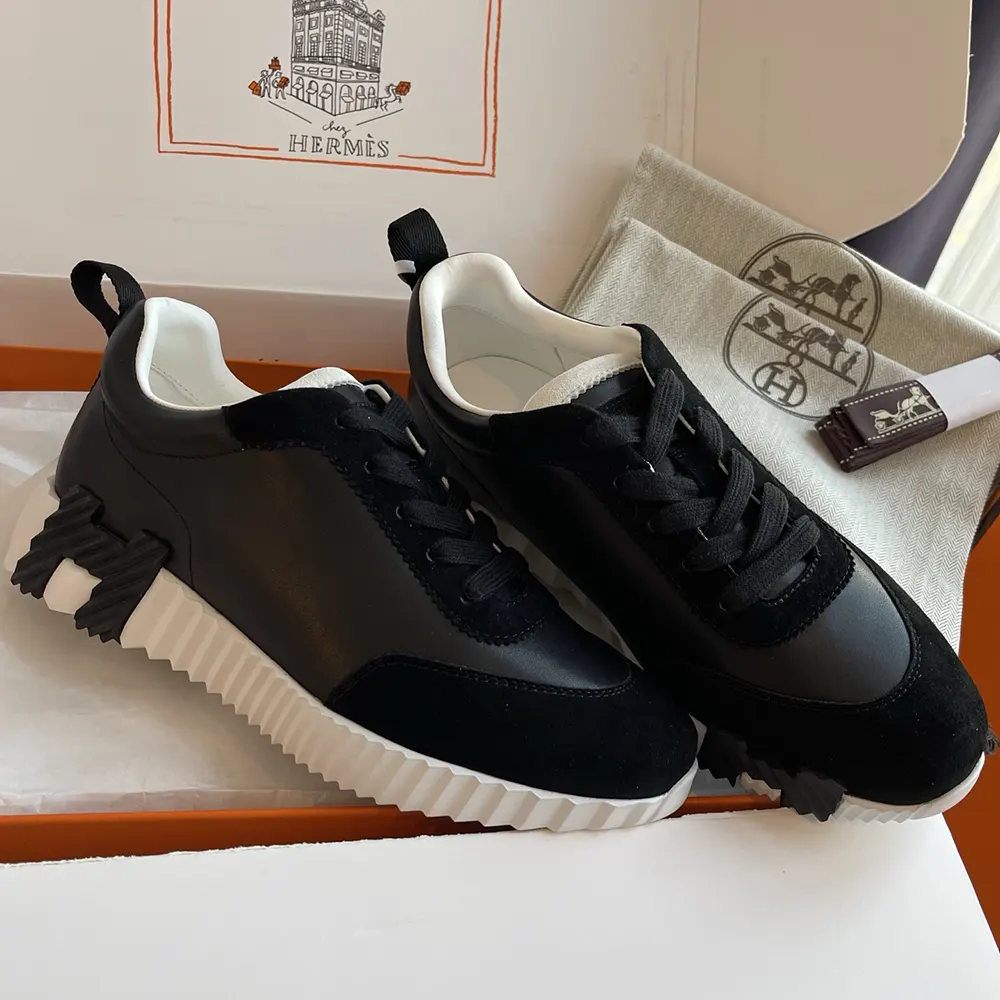 Hermes Unisex Bouncing Sneaker-Black H242250Z - image 5