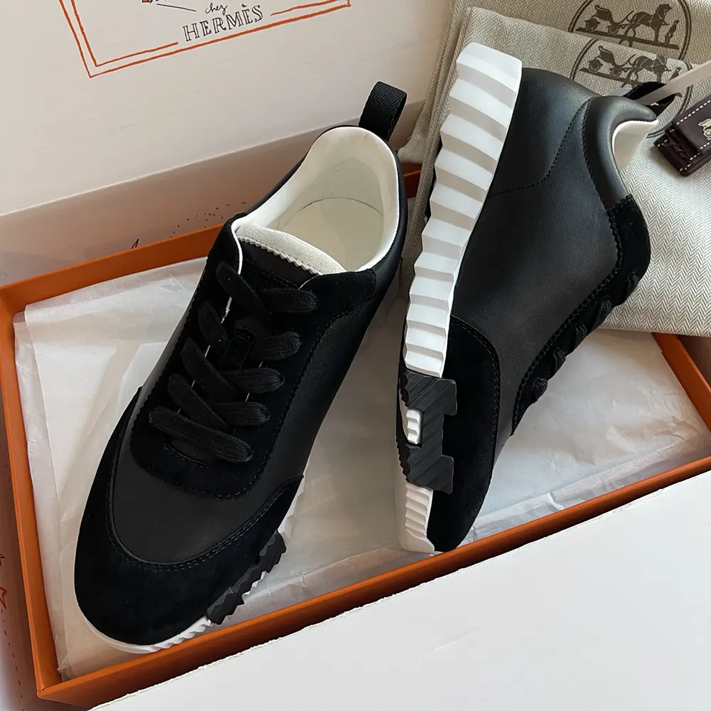 Hermes Unisex Bouncing Sneaker-Black H242250Z - image 8