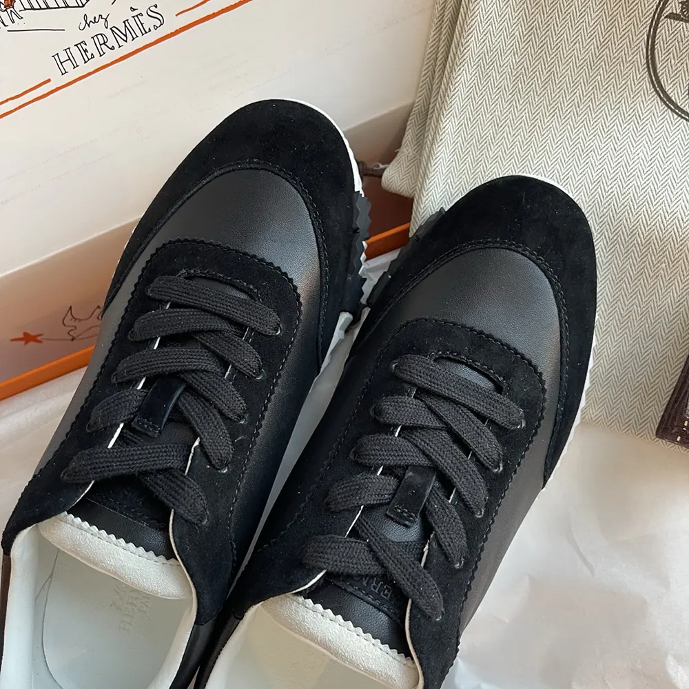 Hermes Unisex Bouncing Sneaker-Black H242250Z - image 7