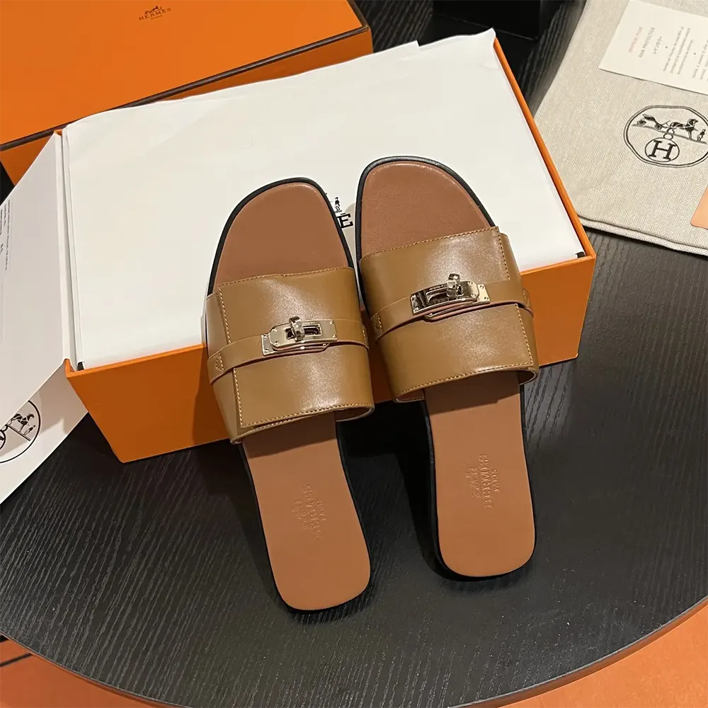 Hermes Women Giulia Sandal-Brown H231056Z - image 4