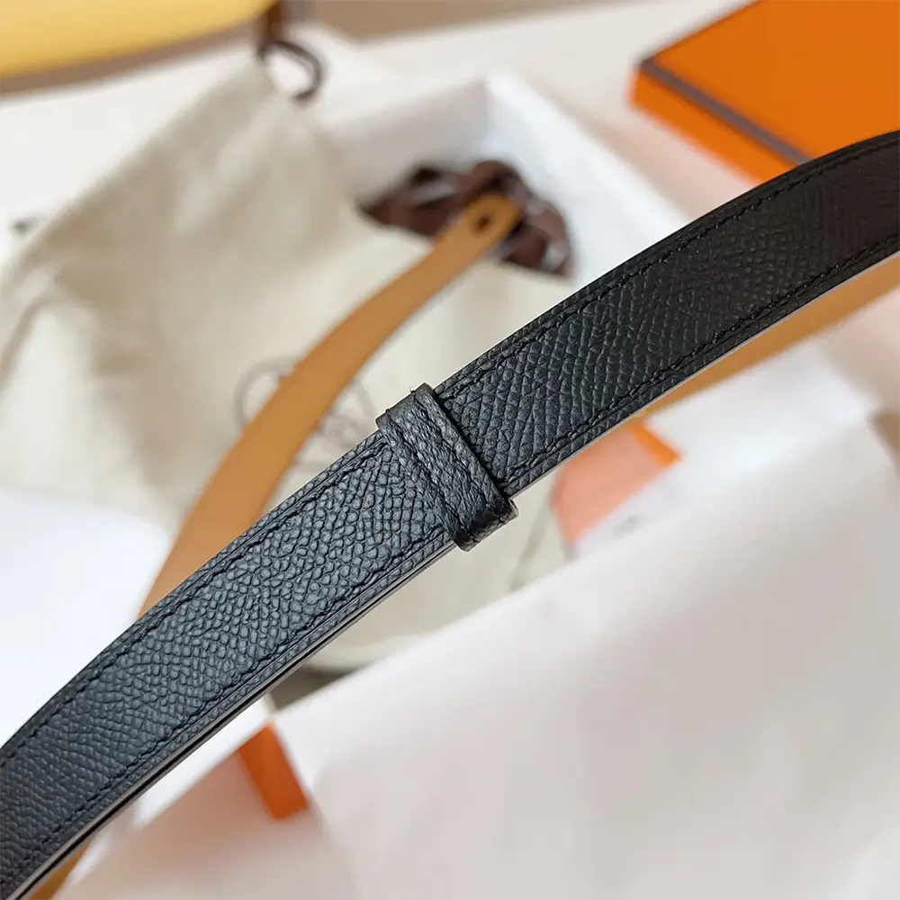 Hermes Women Kelly 18 Belt-Black - image 9