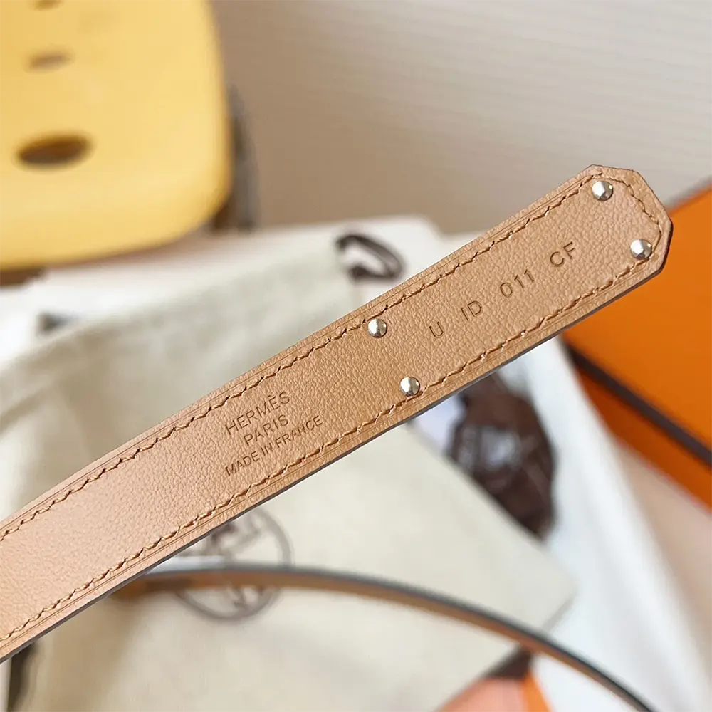Hermes Women Kelly 18 Belt-Grey - image 10
