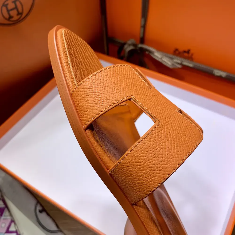 Hermes Women Oran Sandal-Orange H202272Z - image 9