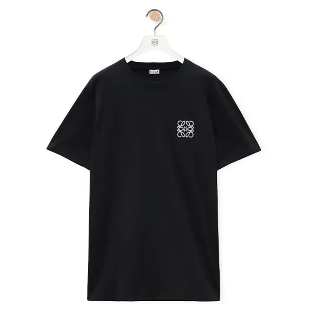 Loewe Men Regular Fit T-shirt in Cotton-Black