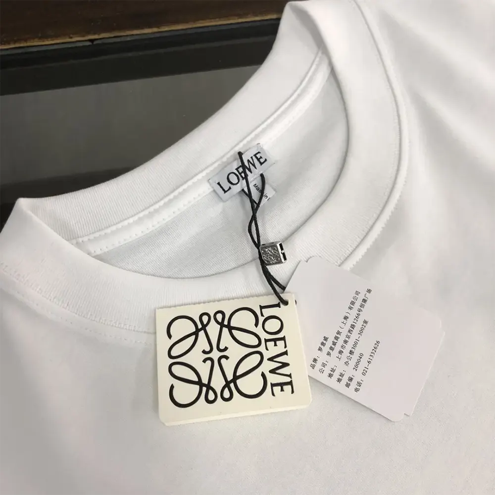 Loewe Men Regular Fit T-shirt in Cotton-White - image 5