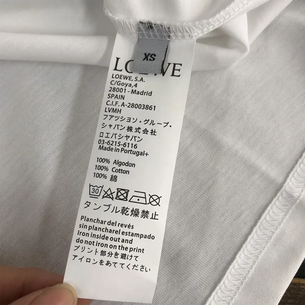 Loewe Men Regular Fit T-shirt in Cotton-White - image 9