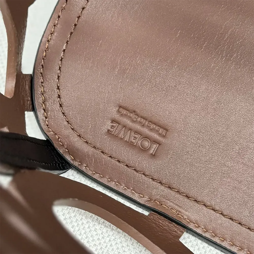 Loewe Women Small Anagram Cut-out Tote in Calfskin-Tan - image 8