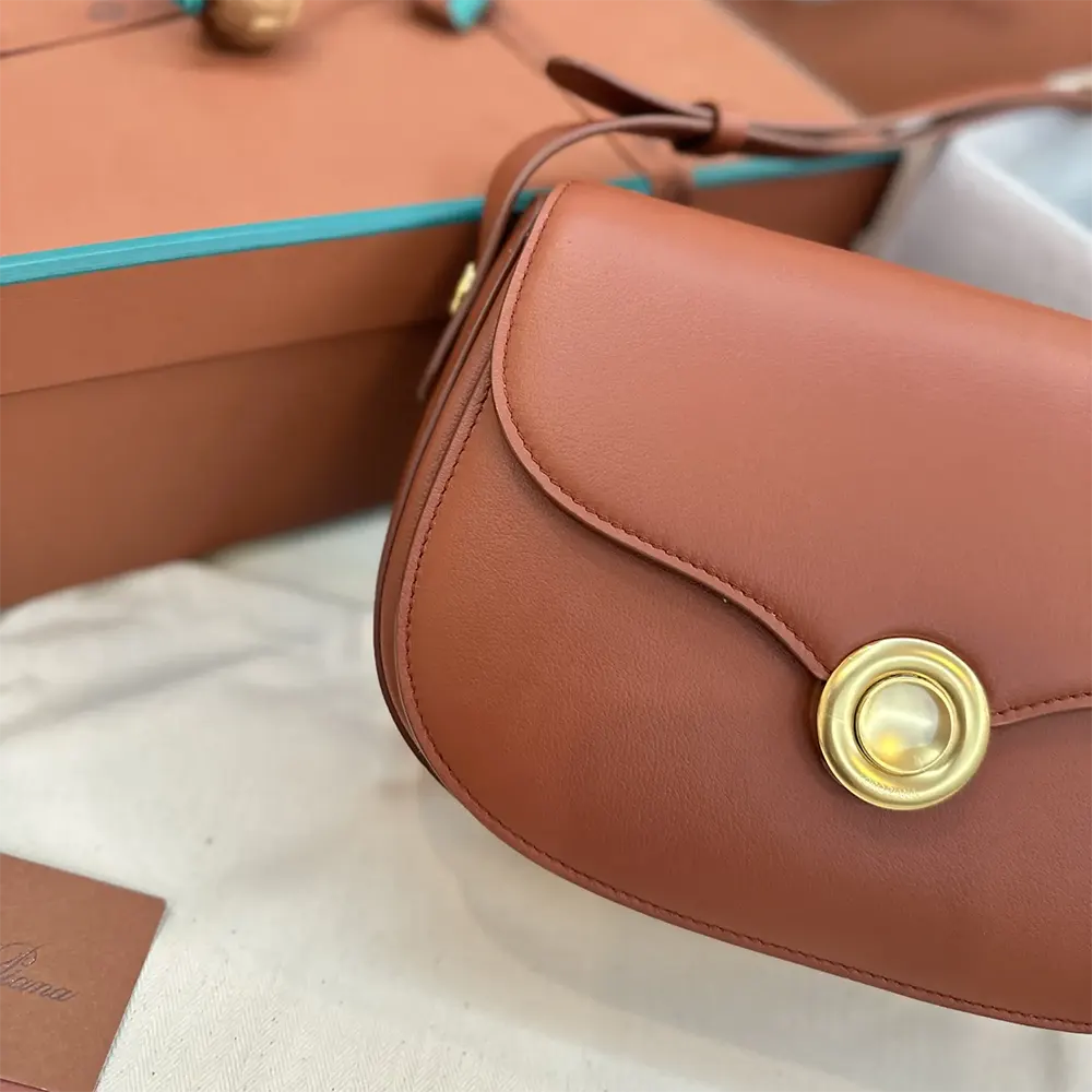 Loro Piana Women Mini Ghiera Bag-Brown - image 8