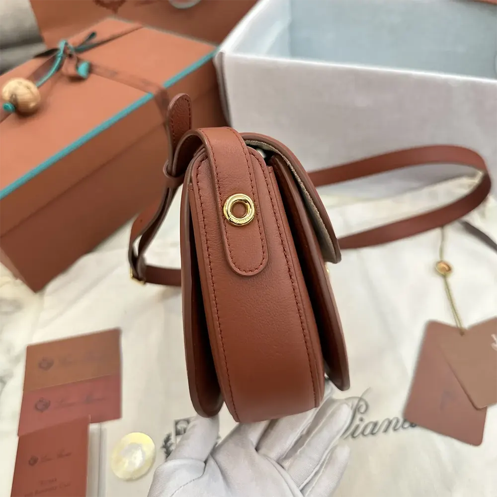 Loro Piana Women Mini Ghiera Bag-Brown - image 5