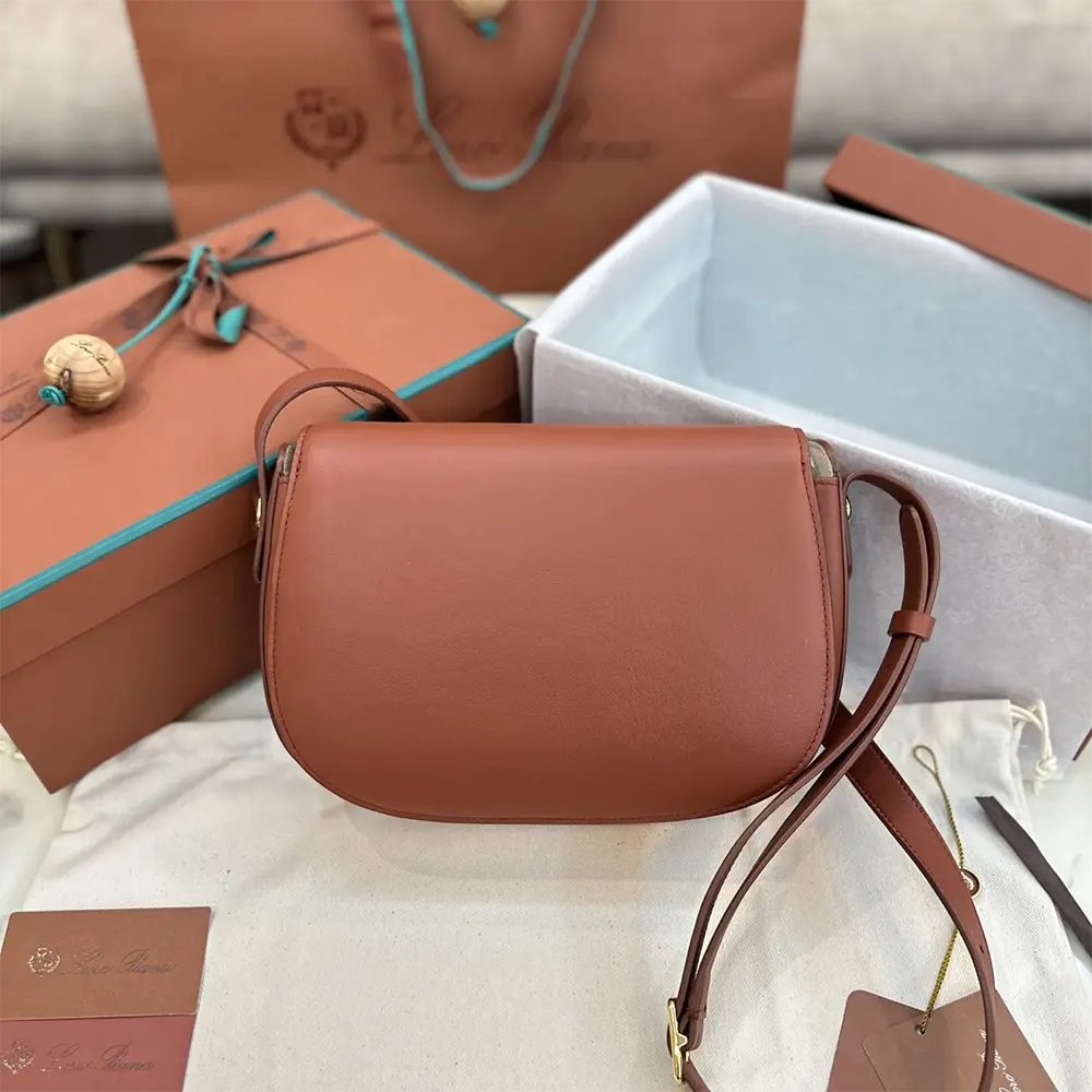 Loro Piana Women Mini Ghiera Bag-Brown - image 4