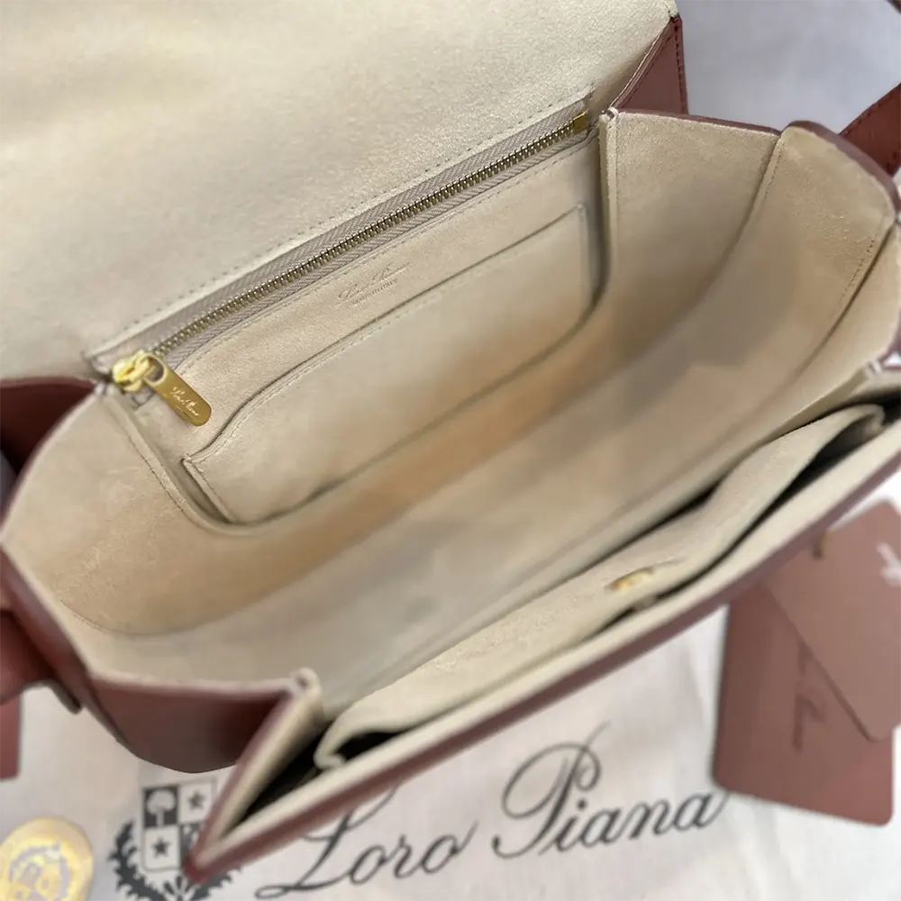 Loro Piana Women Mini Ghiera Bag-Brown - image 10