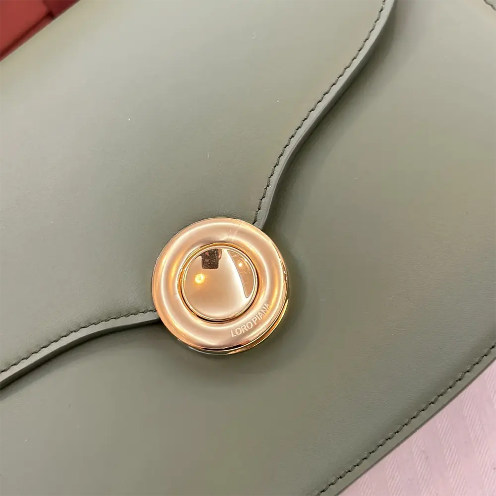 Loro Piana Women Mini Ghiera Bag-Dark Green - image 9