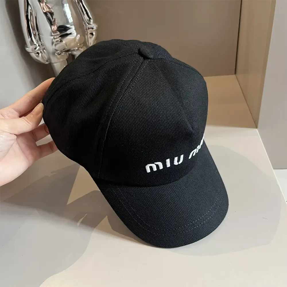 Miu Miu Women Drill Baseball Cap-Black 5HC179_2DXI_F0967 - image 5