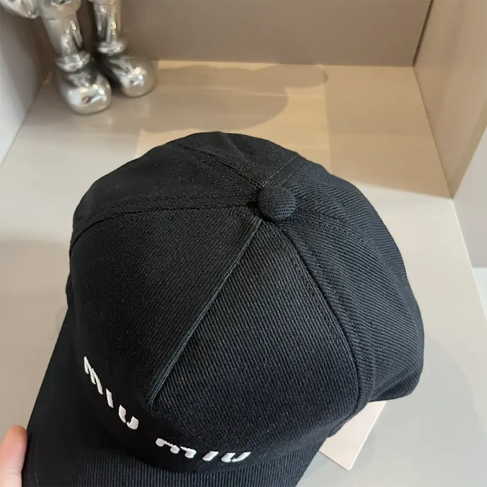 Miu Miu Women Drill Baseball Cap-Black 5HC179_2DXI_F0967 - image 6