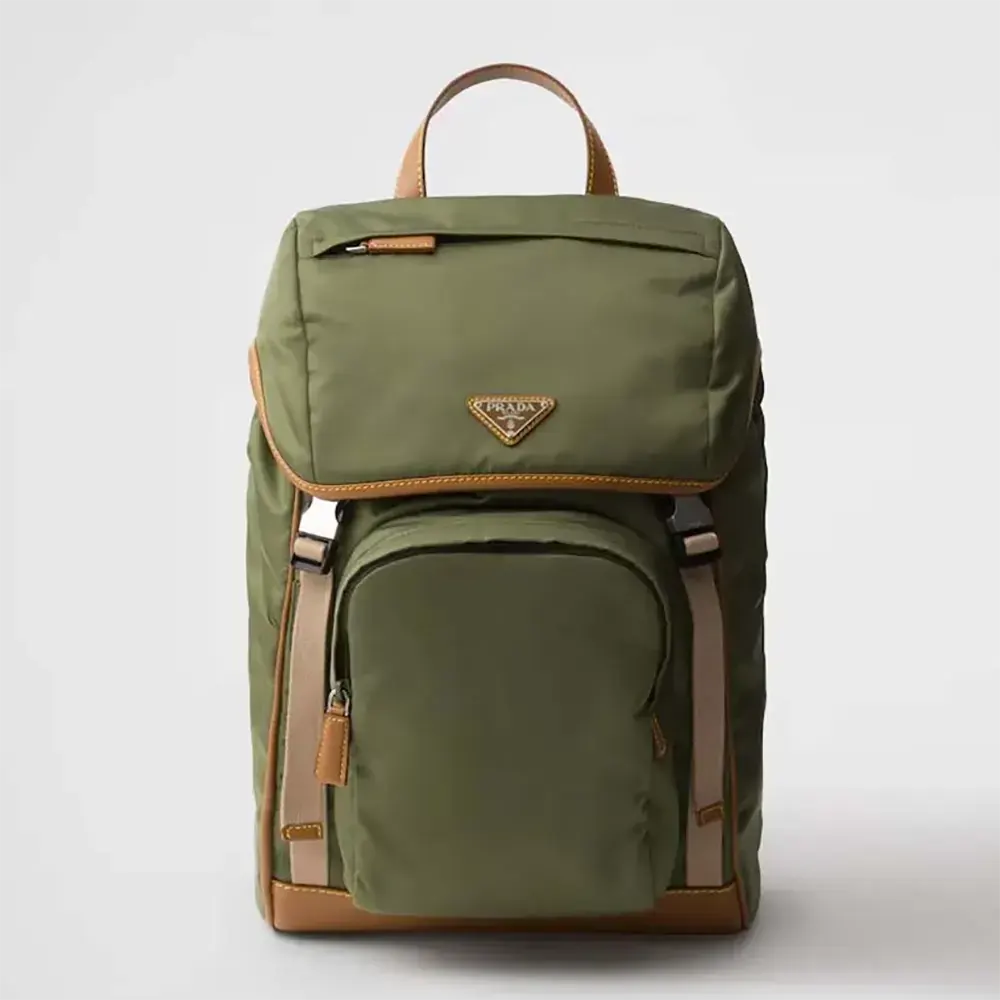 Complete Guide to Prada Men Re-Nylon and Leather Backpack-Dark Green