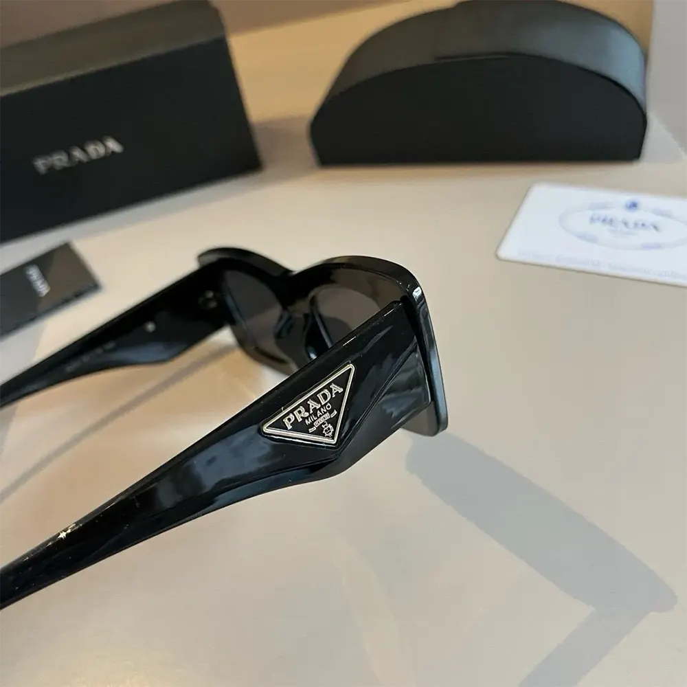 Prada Unisex Sunglasses with Triangle Logo SPR13Z_E1AB_F05S0_C_A052 - image 5