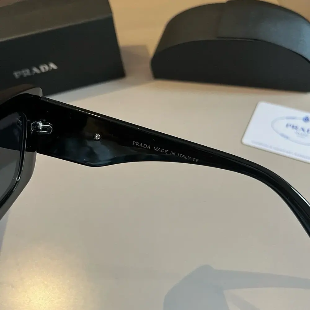 Prada Unisex Sunglasses with Triangle Logo SPR13Z_E1AB_F05S0_C_A052 - image 7