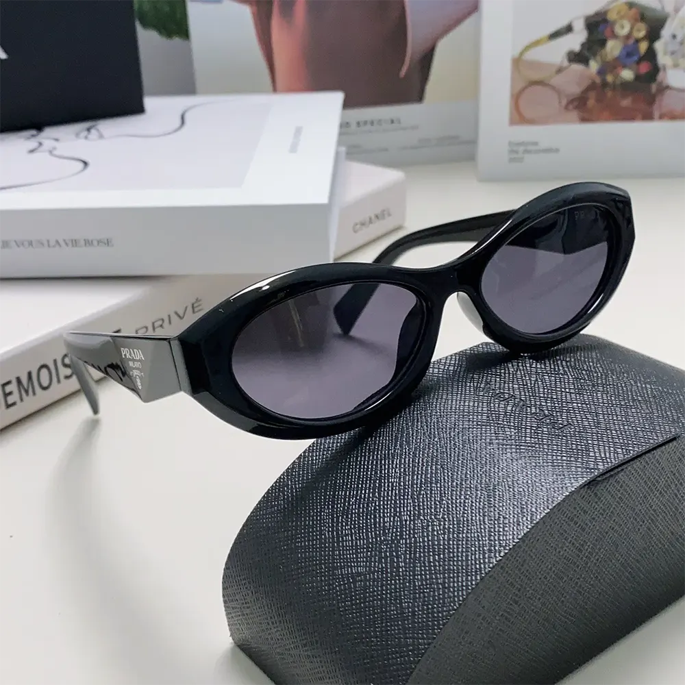 Prada Unisex Symbole Sunglasses-Black SPR26Z_E16K_FE08Z_C_A056 - image 7