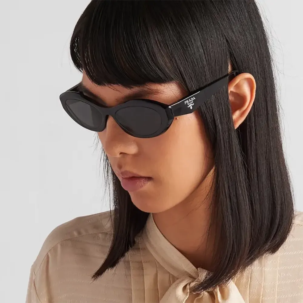 Prada Unisex Symbole Sunglasses-Black SPR26Z_E16K_FE08Z_C_A056 - image 10