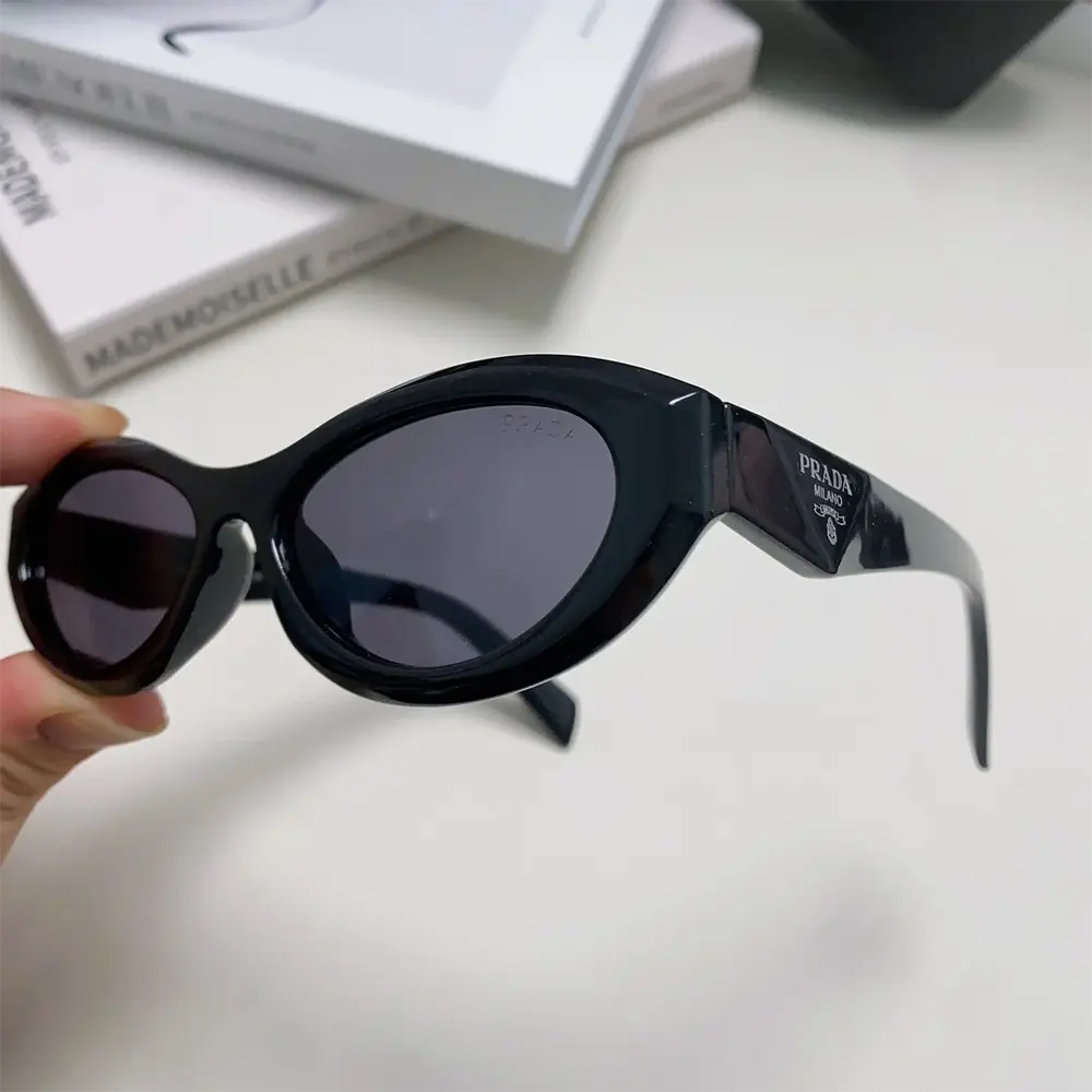 Prada Unisex Symbole Sunglasses-Black SPR26Z_E16K_FE08Z_C_A056 - image 9