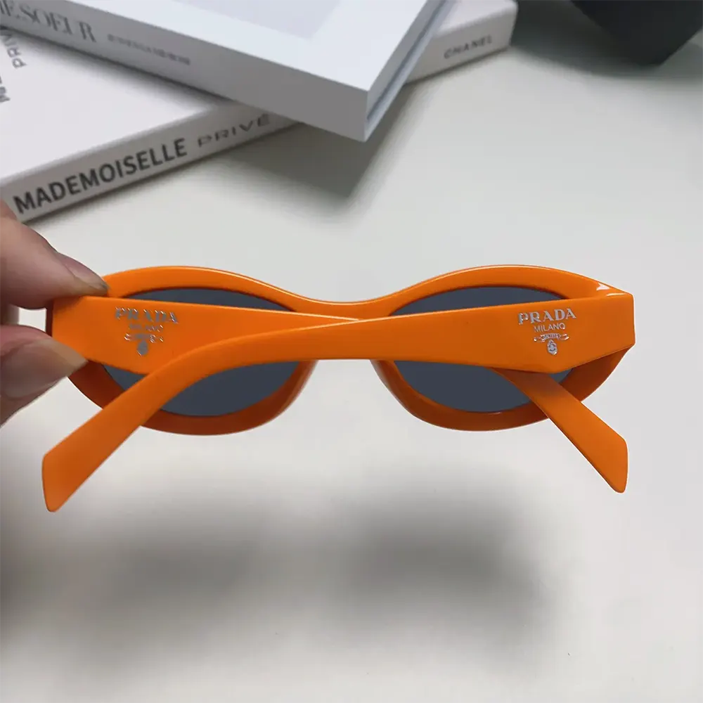 Prada Unisex Symbole Sunglasses-Orange SPR26Z_E16K_FE08Z_C_A056 - image 4