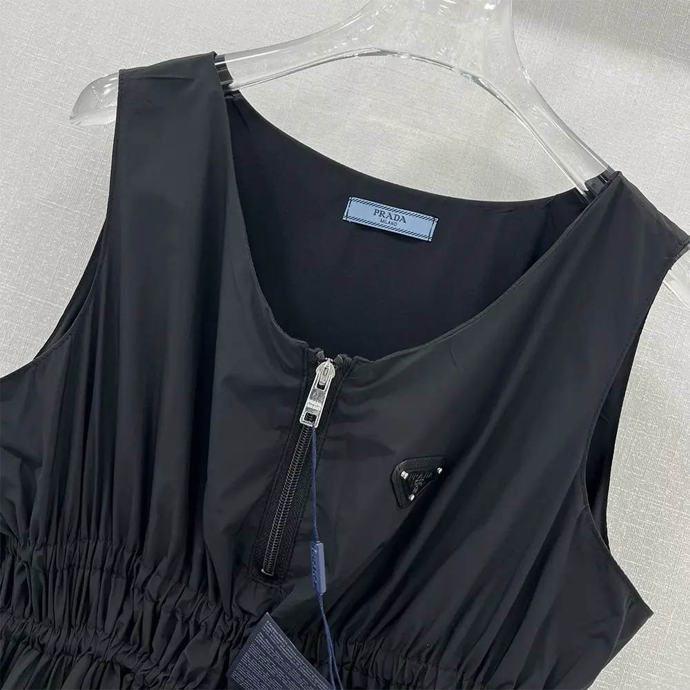 Prada Women Light Re-Nylon Sleeveless Dress 23X698_1WQ9_F0002_S_OOO - image 6
