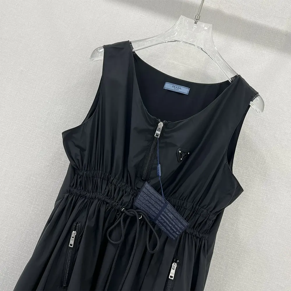 Prada Women Light Re-Nylon Sleeveless Dress 23X698_1WQ9_F0002_S_OOO - image 4