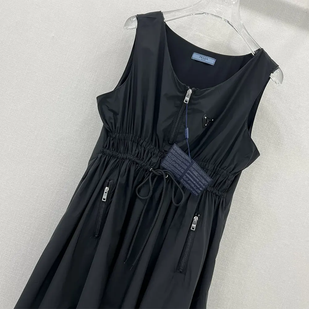 Prada Women Light Re-Nylon Sleeveless Dress 23X698_1WQ9_F0002_S_OOO - image 5