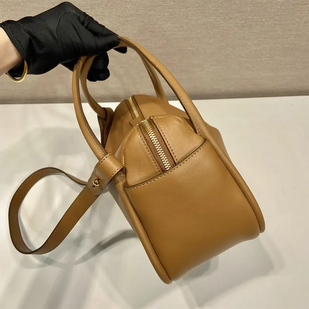 Prada Women Leather Handbag-Brown - image 6