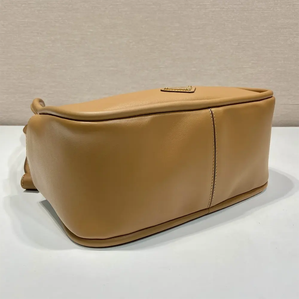 Prada Women Leather Handbag-Brown - image 7