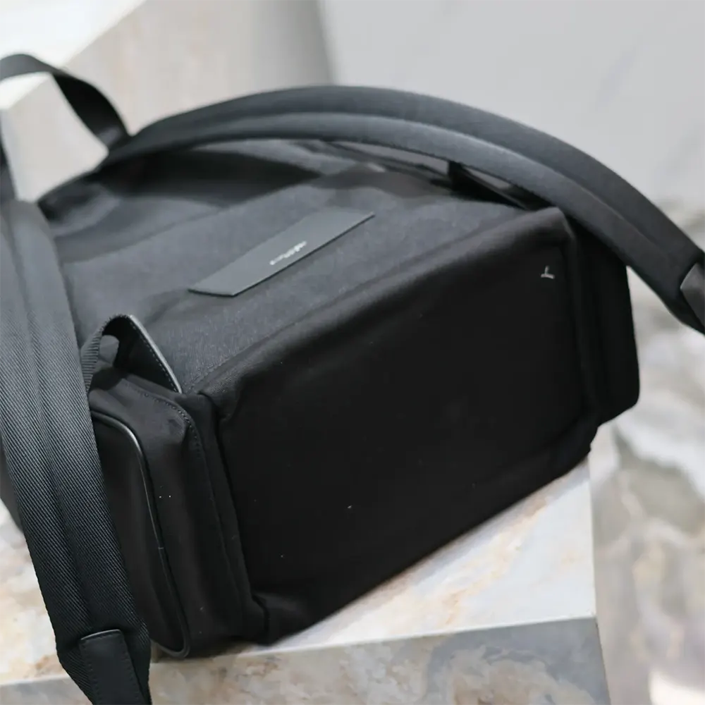 Saint Laurent YSL Men City Multi-pocket Backpack in Econyl® Smooth Leather and Nylon - image 7